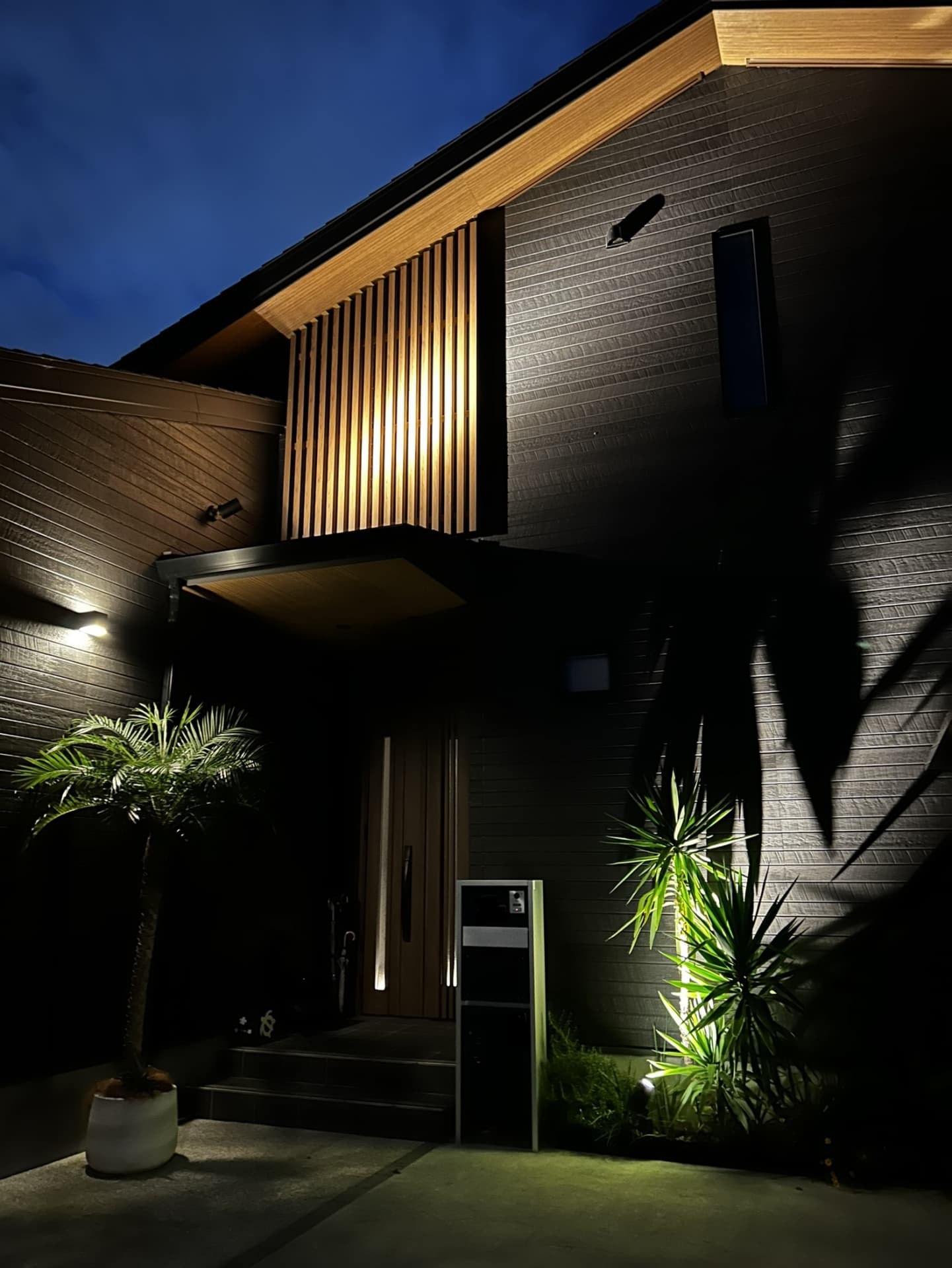 ライトアップ住宅